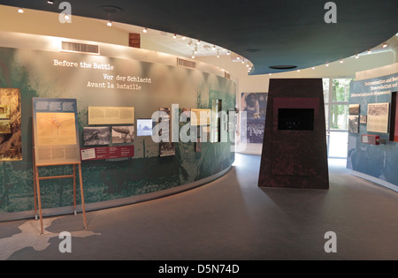 Vue générale du Centre de Visiteurs du Parc commémoratif de Terre-Neuve, Beaumont-Hamel, Somme, France. Banque D'Images