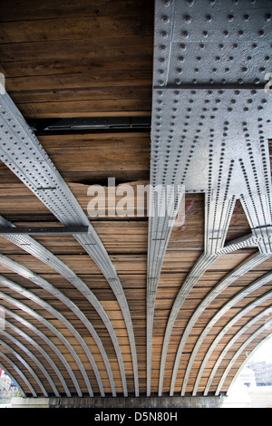 Sous Blackfriars Bridge construction - London UK Banque D'Images