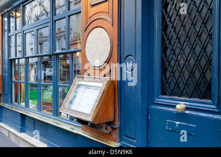 Le Café Procope à Paris historique Banque D'Images