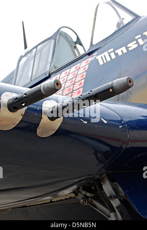 Grumman F6F Hellcat, l'aéroport de Camarillo, Californie Banque D'Images