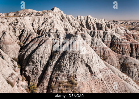 Vue depuis les Badlands Loop Road, Badlands National Park (Dakota du Sud). Banque D'Images