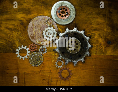 Background steampunk Banque D'Images