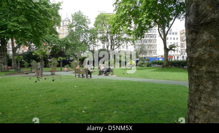 Hanover Square à Mayfair, Londres, Royaume-Uni. Banque D'Images