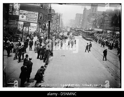 Convention foule, Chicago (LOC) Banque D'Images