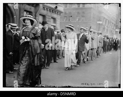 [Délégation de Pennsylvanie au Congrès national républicain de 1912 tenu au Chicago Coliseum, Chicago, Illinois, du 18 au 22 juin] (LOC) Banque D'Images