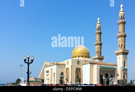 La mosquée Corniche à Sharjah, Emirats Arabes Unis Banque D'Images