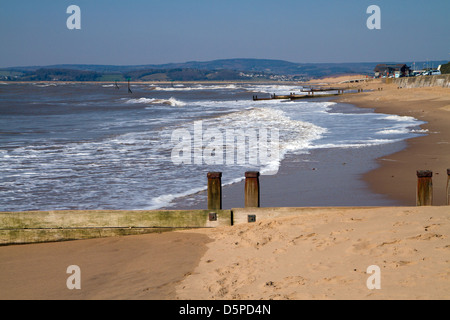 Plage d'Exmouth Devon England UK Banque D'Images
