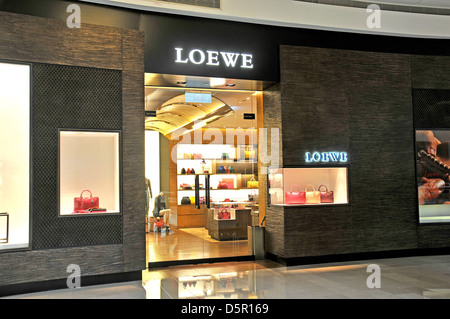 Loewe boutique dans centre commercial de la tour 101 Taipei Taiwan Banque D'Images