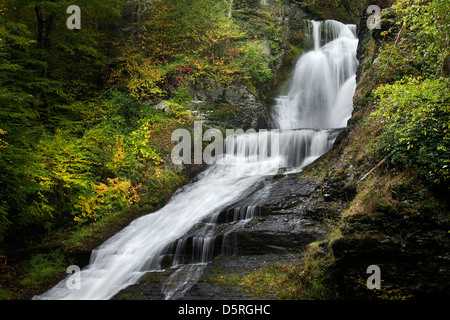 Cascade de la mt Pocono. Pennsylvania USA. Banque D'Images