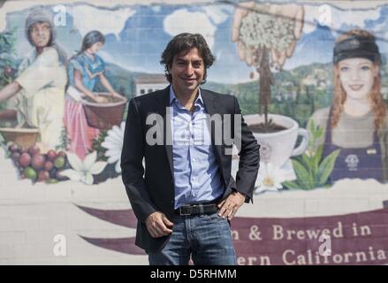 25 mars 2013 - Los Angeles, Californie, États-Unis - Mel Elias, PDG de Coffee Bean & Tea Leaf. (Crédit Image : © Chiu/ZUMAPRESS.com) Ringo Banque D'Images