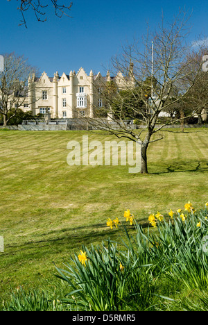 19e siècle l'abbaye de singleton partie de l'université de Swansea au Pays de Galles UK Banque D'Images