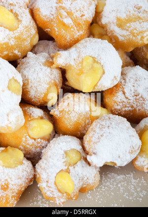 Castagnole - dessert italien typique du carnaval Banque D'Images