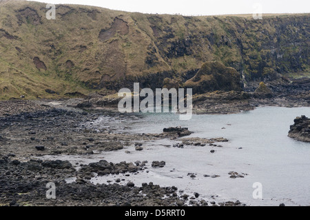 Camel Rock à la Giant's Causeway Banque D'Images