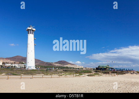 Phare de Jandia, Faro Jandia, Fuerteventura, Îles Canaries, Espagne Banque D'Images