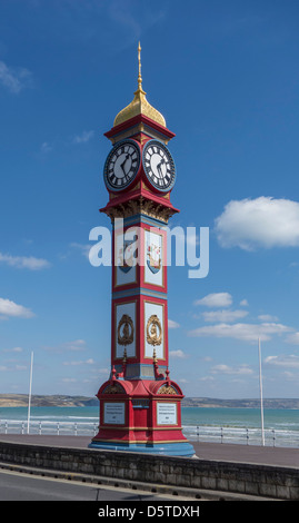 Weymouth, mémorial du Jubilé de l'Horloge, Dorset, England, UK. L'Europe Banque D'Images