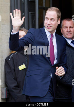 Le prince William et Catherine, duchesse de Cambridge visiter Cambridge, Royaume-Uni, 28 novembre 2012. Photo : Patrick van Katwijk - Pays-Bas OUT Banque D'Images