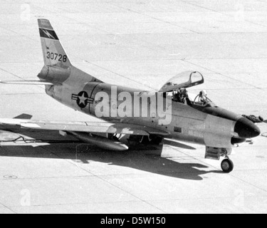 North American F-86L 'Sabre' Chien du 159e FIS, FLA-ANG (Imeson Airport, Jacksonville). Banque D'Images