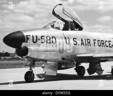 North American F-86D-40-NA 'Sabre' Chien Banque D'Images