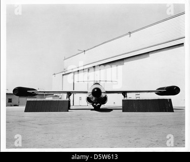 Northrop F-89 'Scorpion' avec affichage fusée. Banque D'Images