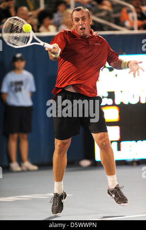 Ivan Lendl fait concurrence au cours de l'Delray Beach International Tennis Championships Delray Beach, Floride - 28.02.12 Banque D'Images