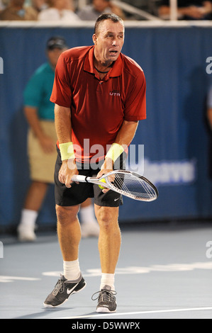 Ivan Lendl fait concurrence au cours de l'Delray Beach International Tennis Championships Delray Beach, Floride - 28.02.12 Banque D'Images