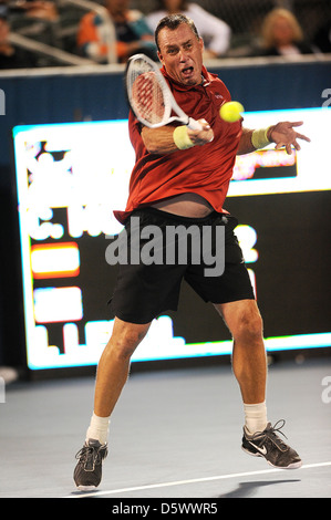 Ivan Lendl fait concurrence au cours de l'Delray Beach International Tennis Championships Delray Beach, Floride - 28.02.12 Banque D'Images