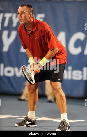 Ivan Lendl fait concurrence au cours de l'Delray Beach International Tennis Championships Delray Beach, Floride - 28.02.12 Banque D'Images