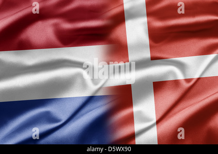 Pays-bas et Danemark Banque D'Images