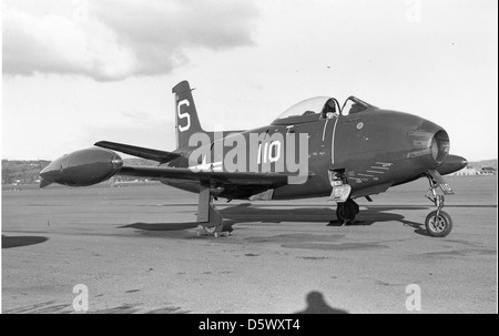 North American FJ-1 de "colère" VF-5A/51 à Denver, CO. Banque D'Images