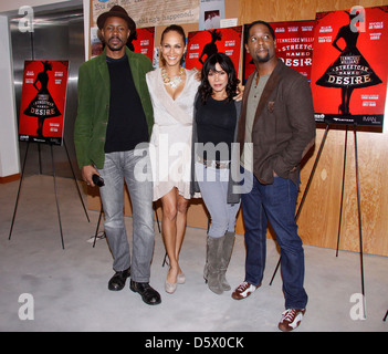 Wood Harris, Nicole Ari Parker, Daphne Rubin-Vega et Blair Underwood Rencontrez et Saluez avec Broadway's 'Un tramway nommé Banque D'Images