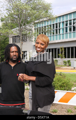 NeNe Leakes Reality TV star à 7-Eleven Washington DC, USA - 04.05.11 Banque D'Images