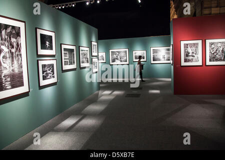 Londres, Royaume-Uni. 9 avril 2013. Le photographe brésilien Sebastiao Salgado lors d'une conférence de presse, l'affichage de son exposition 'Genèse' au Natural History Museum de Londres. La genèse est au Musée d'histoire naturelle jusqu'au 8 septembre 2013. Credit : Lucia Hrda / Alamy Live News Banque D'Images