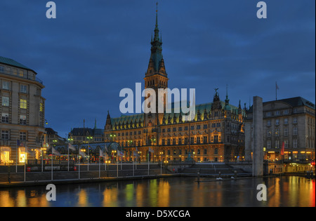 Mairie de Hambourg Banque D'Images