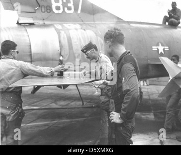 North American F-100F-10-NA 'Super Sabre' Banque D'Images