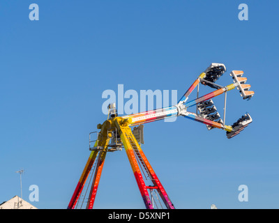 Fête foraine stourport sur severn, Worcestershire, Angleterre, RU Banque D'Images