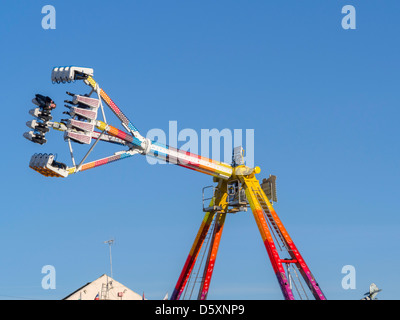 Fête foraine stourport sur severn, Worcestershire, Angleterre, RU Banque D'Images