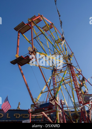 Fête foraine stourport sur severn, Worcestershire, Angleterre, RU Banque D'Images