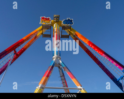 Fête foraine stourport sur severn, Worcestershire, Angleterre, RU Banque D'Images