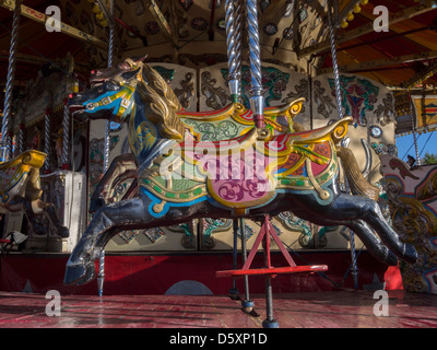 Fête foraine stourport sur severn, Worcestershire, Angleterre, RU Banque D'Images