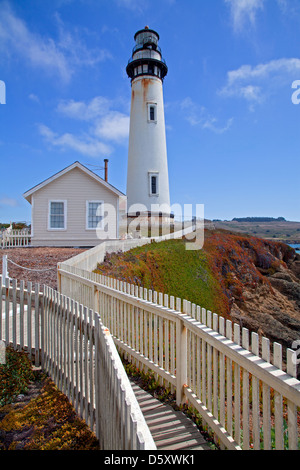 Pigeon Point Lighthouse, Comté de San Mateo, Californie Banque D'Images