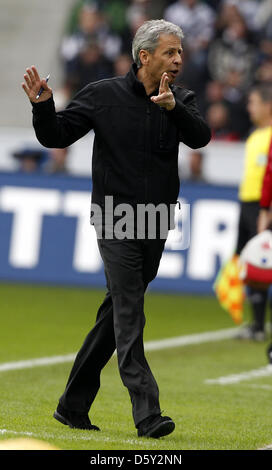 Fußball Bundesliga 7. Spieltag Borussia, Mönchengladbach-Eintracht Frankfurt am 07.10.2012 im Borussia-Park à Mönchengladbach. Mönchengladbacher der Trainer Lucien Favre. Foto : Roland Weihrauch dpa/lnw Banque D'Images