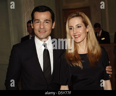 Erol Sander et femme Caroline au Spa Awards Gala à Brenner's Park Hotel. Baden-Baden, Allemagne - 19.03.2011 Banque D'Images