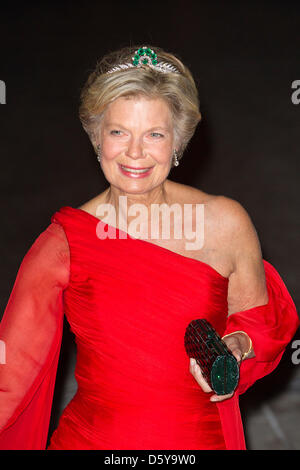 La princesse Marie Astrid qui arrivent pour le dîner de gala à l'occasion du mariage du Prince Guillaume, le Grand-duc de Luxembourg et de la Comtesse Stéphanie de Lannoy au palais grand-ducal dans la ville de Luxembourg, vendredi 19 octobre 2012. Photo : Patrick van Katwijk Pays-bas / OUT Banque D'Images