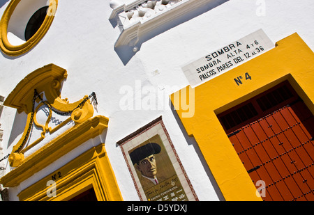 Plaza de Toros de la Maestranza Séville Andalousie Espagne Europe Banque D'Images