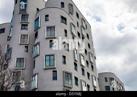 Mary Seacole House, Bibliothèque de Développement , le logement, et la GP à Clapham Common - London UK Banque D'Images