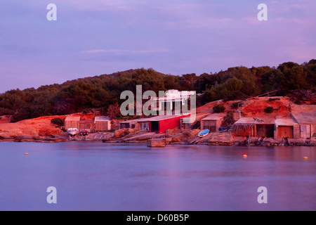 Pou des Lleó cove à Sant Carles de Peralta, Ibiza, Illes Balears, Espagne Banque D'Images