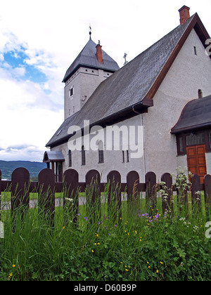 L'église de Lomen Lomen, Norvège Banque D'Images