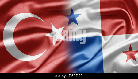 La Turquie et le Panama Banque D'Images
