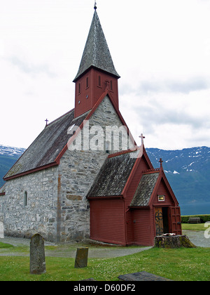 La Dale Église de Norvège,Lustre Banque D'Images