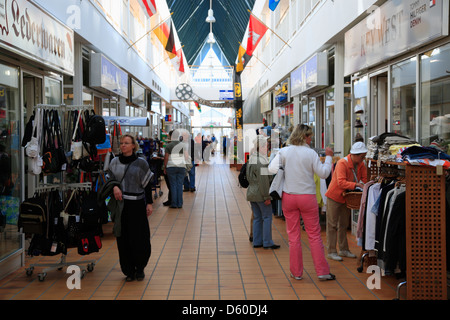 Port d'Heringsdorf, Usedom Island, Mecklembourg Poméranie occidentale, Allemagne Banque D'Images